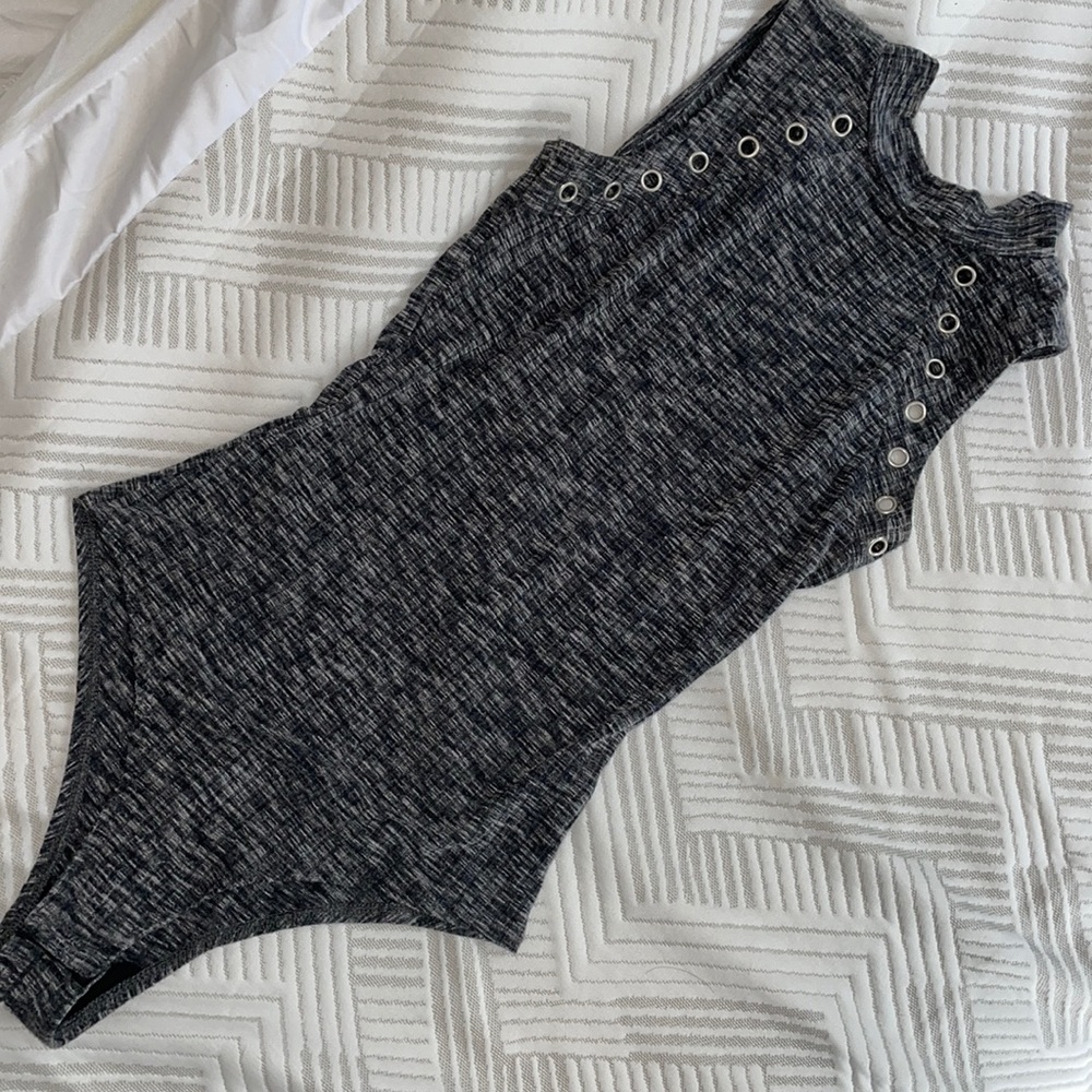 Grey bodysuit